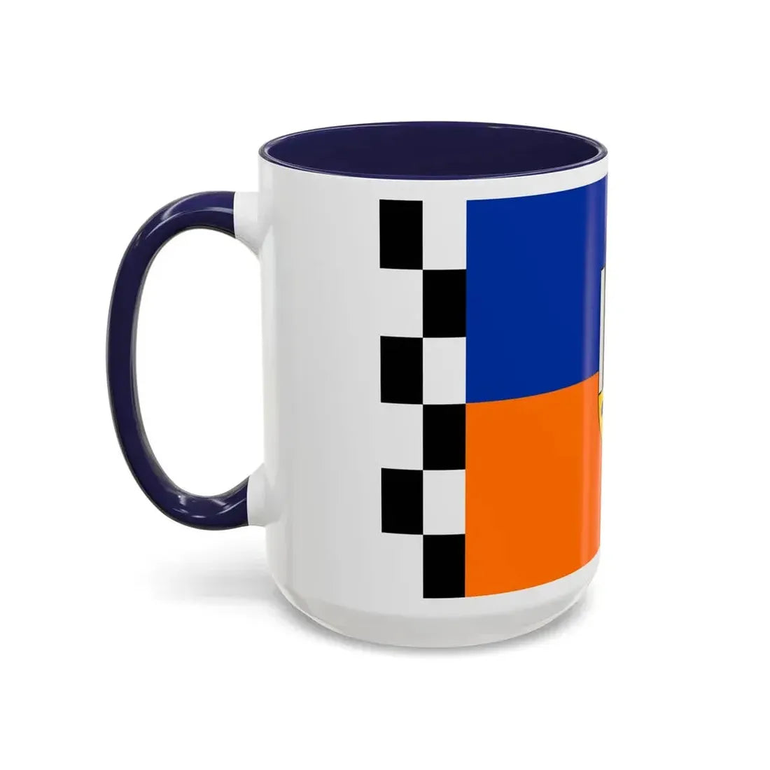 Flag of Siegen Wittgenstein Germany - Accent Coffee Mug - Go Mug Yourself
