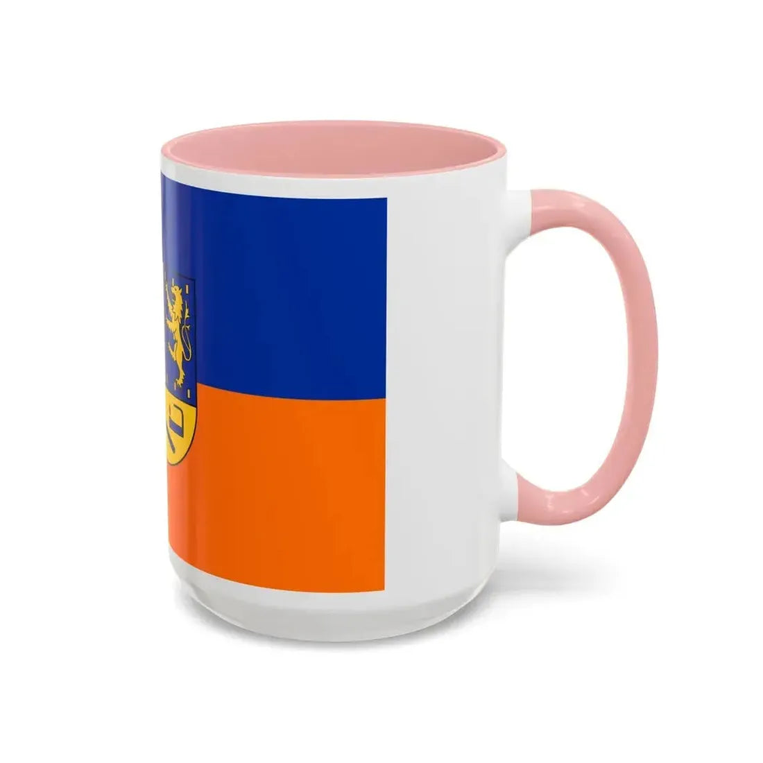 Flag of Siegen Wittgenstein Germany - Accent Coffee Mug - Go Mug Yourself