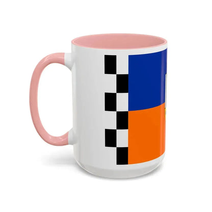 Flag of Siegen Wittgenstein Germany - Accent Coffee Mug - Go Mug Yourself