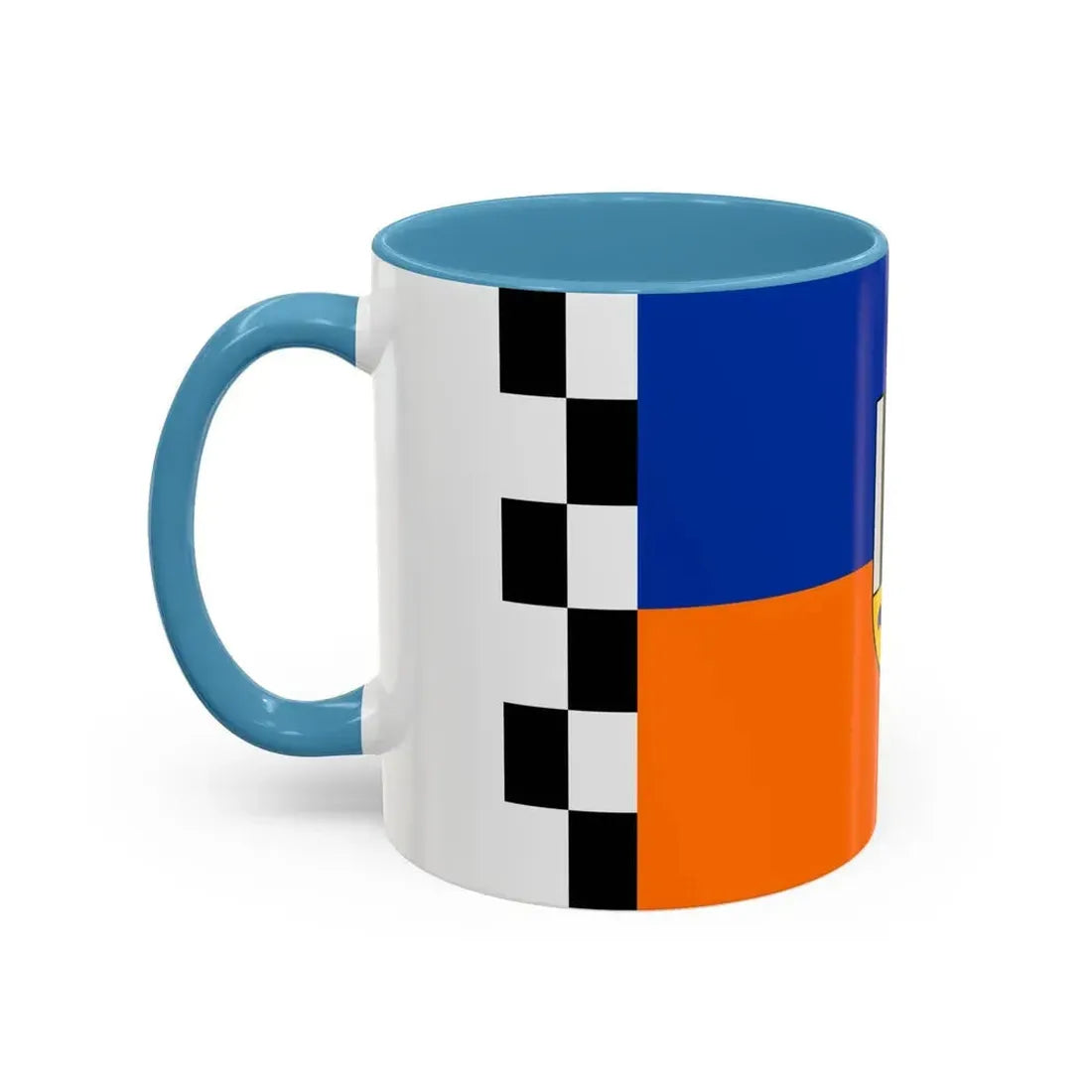 Flag of Siegen Wittgenstein Germany - Accent Coffee Mug - Go Mug Yourself