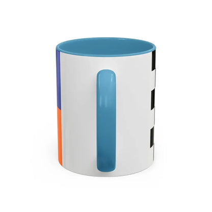 Flag of Siegen Wittgenstein Germany - Accent Coffee Mug - Go Mug Yourself