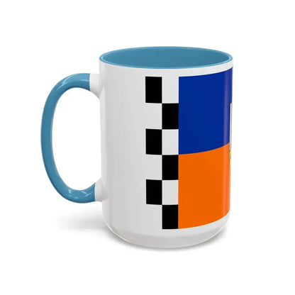 Flag of Siegen Wittgenstein Germany - Accent Coffee Mug - Go Mug Yourself