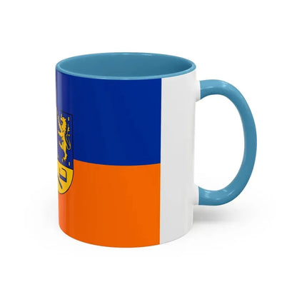 Flag of Siegen Wittgenstein Germany - Accent Coffee Mug - Go Mug Yourself