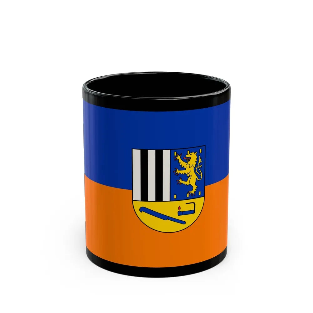 Flag of Siegen Wittgenstein Germany - Black Coffee Mug-11oz-Go Mug Yourself