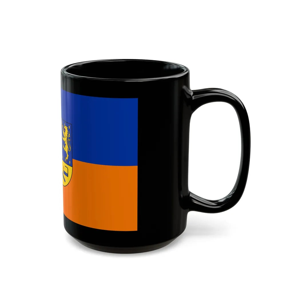 Flag of Siegen Wittgenstein Germany - Black Coffee Mug-Go Mug Yourself