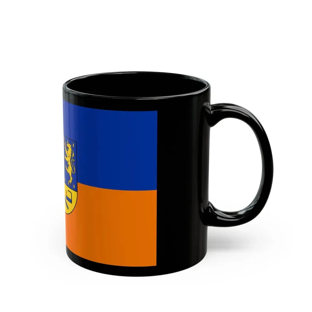 Flag of Siegen Wittgenstein Germany - Black Coffee Mug - Go Mug Yourself