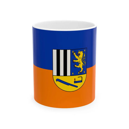 Flag of Siegen Wittgenstein Germany - White Coffee Mug-11oz-Go Mug Yourself