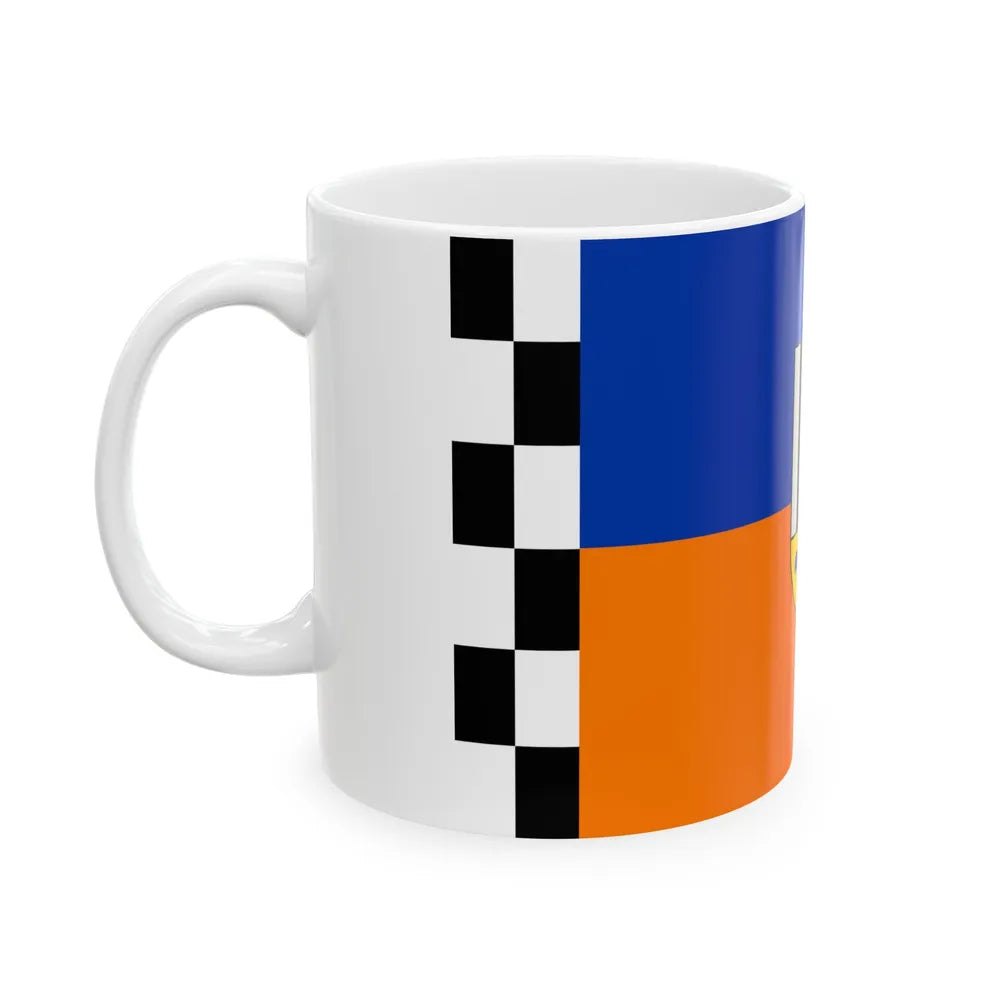 Flag of Siegen Wittgenstein Germany - White Coffee Mug-Go Mug Yourself