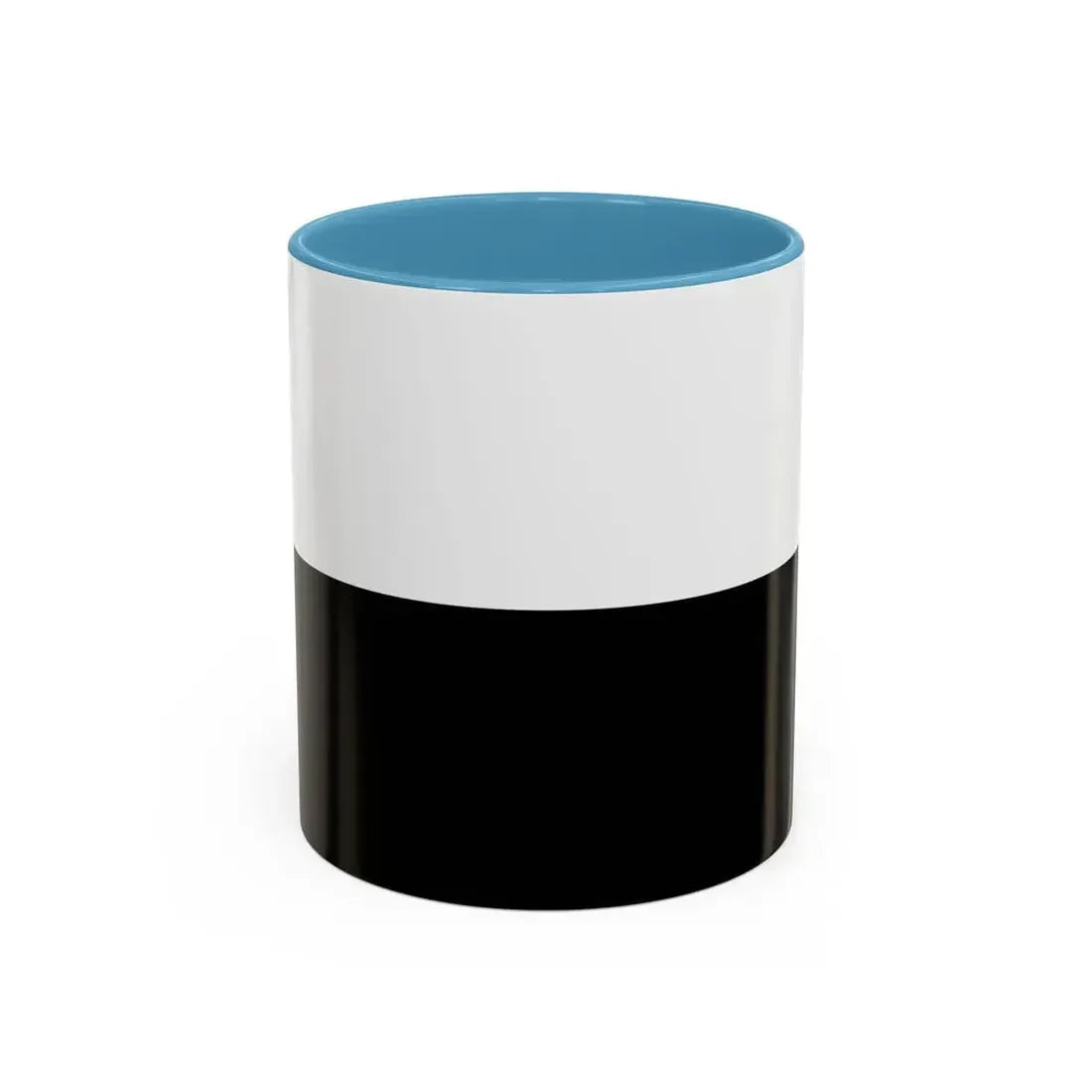 Flag of Siena Italy - Accent Coffee Mug 11oz Light Blue - Go Mug Yourself