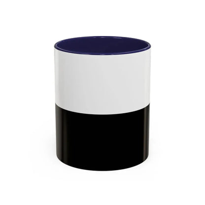 Flag of Siena Italy - Accent Coffee Mug 11oz Navy - Go Mug Yourself