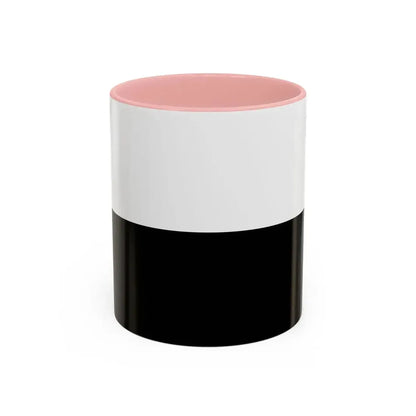 Flag of Siena Italy - Accent Coffee Mug 11oz Pink - Go Mug Yourself