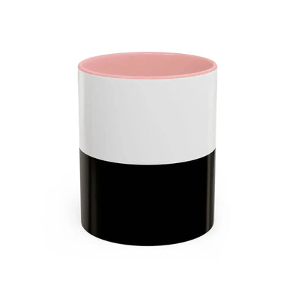 Flag of Siena Italy - Accent Coffee Mug 11oz Pink - Go Mug Yourself