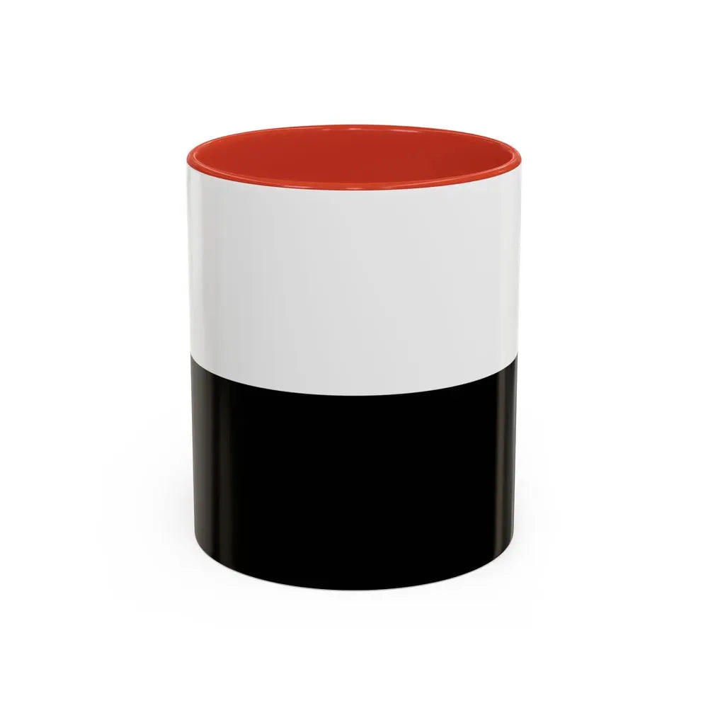 Flag of Siena Italy - Accent Coffee Mug 11oz Red - Go Mug Yourself