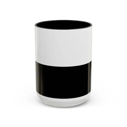 Flag of Siena Italy - Accent Coffee Mug 15oz Black - Go Mug Yourself