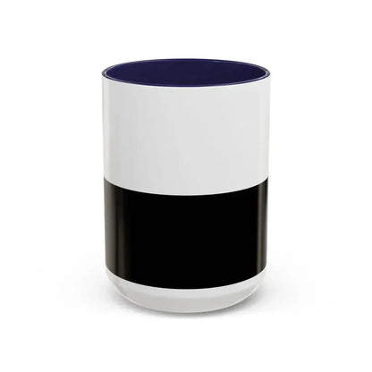 Flag of Siena Italy - Accent Coffee Mug 15oz Navy - Go Mug Yourself
