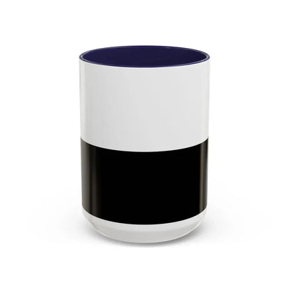 Flag of Siena Italy - Accent Coffee Mug 15oz Navy - Go Mug Yourself