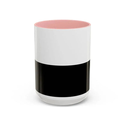 Flag of Siena Italy - Accent Coffee Mug 15oz Pink - Go Mug Yourself