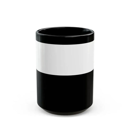Flag of Siena Italy - Black Coffee Mug 15oz - Go Mug Yourself
