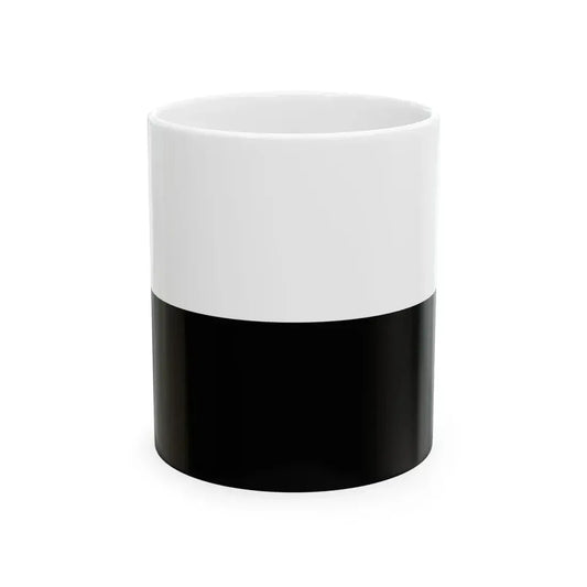Flag of Siena (Italy) White Coffee Mug 11oz - Go Mug Yourself