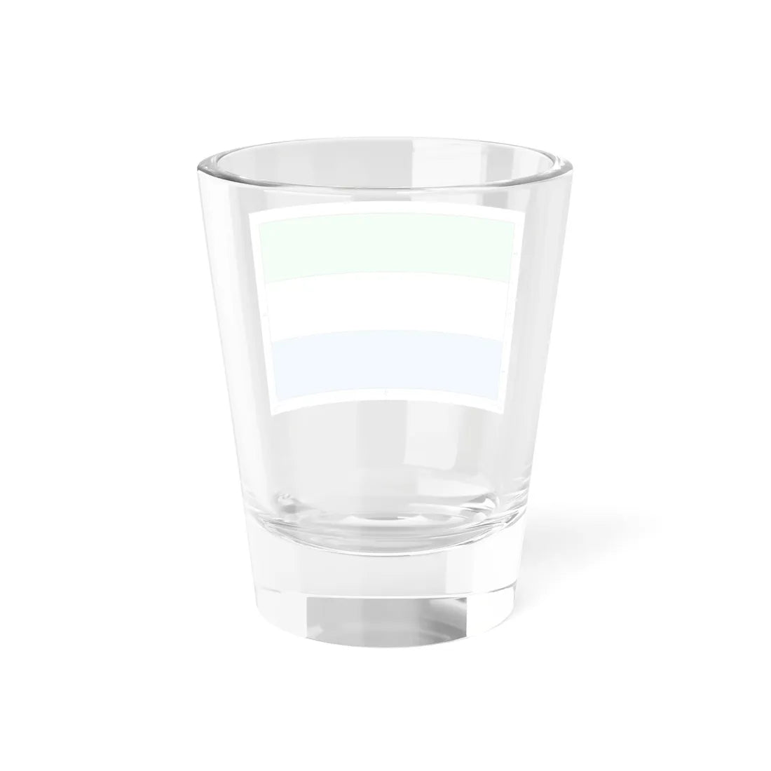 Flag of Sierra Leone construction sheet (Sierra Leone) Shot Glass 1.5oz - Go Mug Yourself