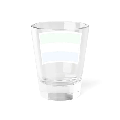 Flag of Sierra Leone construction sheet (Sierra Leone) Shot Glass 1.5oz - Go Mug Yourself