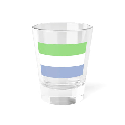 Flag of Sierra Leone WFB 2000 (Sierra Leone) Shot Glass 1.5oz 1.5oz - Go Mug Yourself