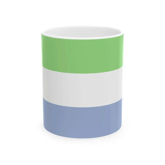 Flag of Sierra Leone WFB 2000 (Sierra Leone) White Coffee Mug 11oz - Go Mug Yourself