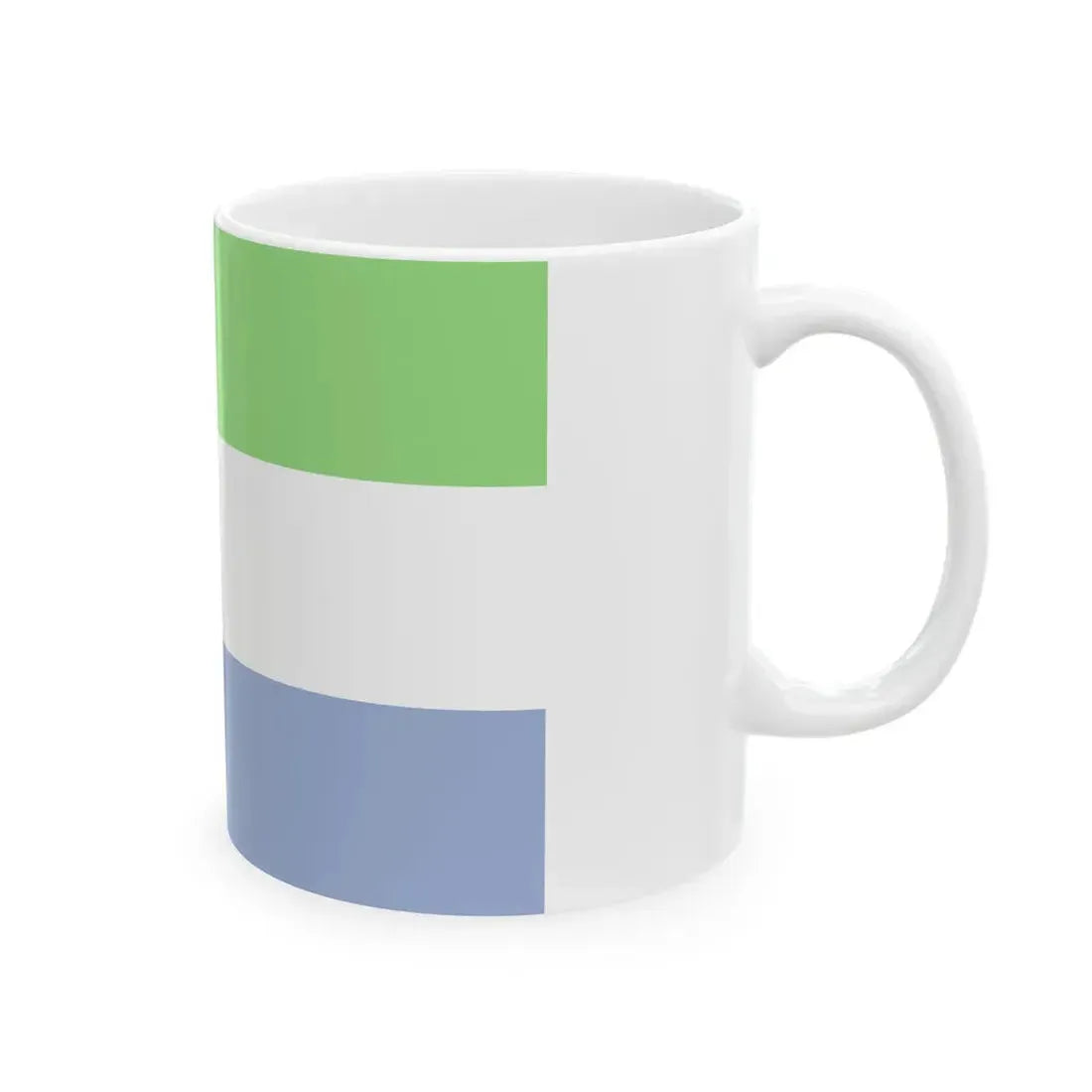 Flag of Sierra Leone WFB 2000 (Sierra Leone) White Coffee Mug - Go Mug Yourself