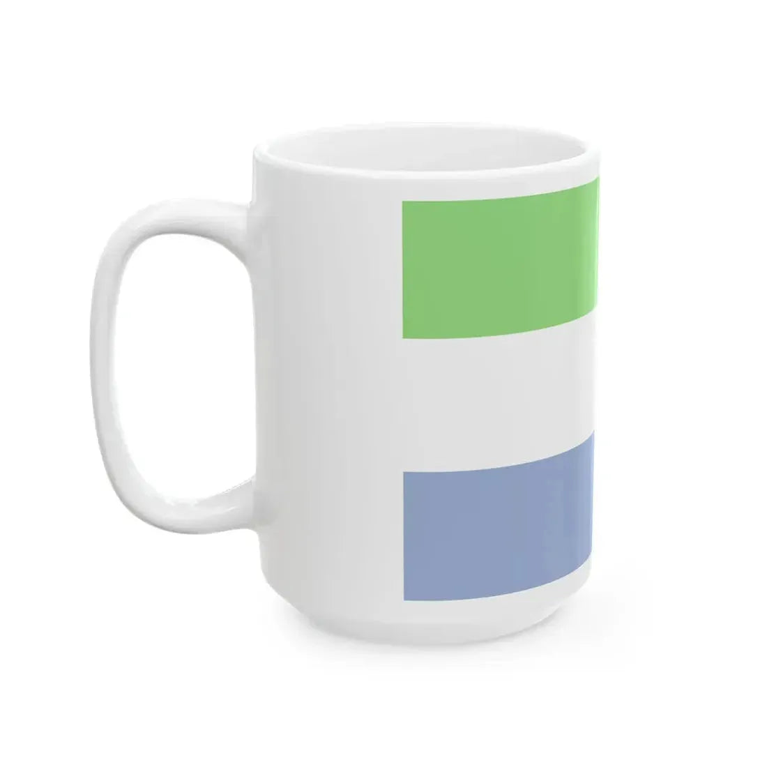 Flag of Sierra Leone WFB 2000 (Sierra Leone) White Coffee Mug - Go Mug Yourself