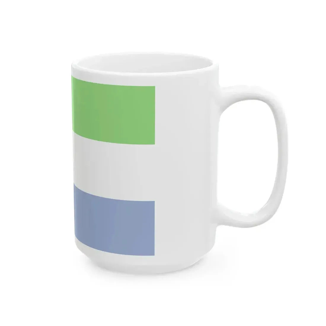 Flag of Sierra Leone WFB 2000 (Sierra Leone) White Coffee Mug - Go Mug Yourself