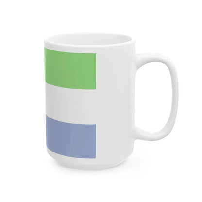 Flag of Sierra Leone WFB 2000 (Sierra Leone) White Coffee Mug - Go Mug Yourself