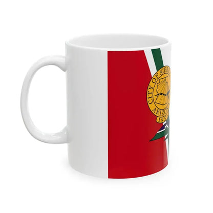 Flag of Sierra Vista Arizona (United States) White Coffee Mug - Go Mug Yourself