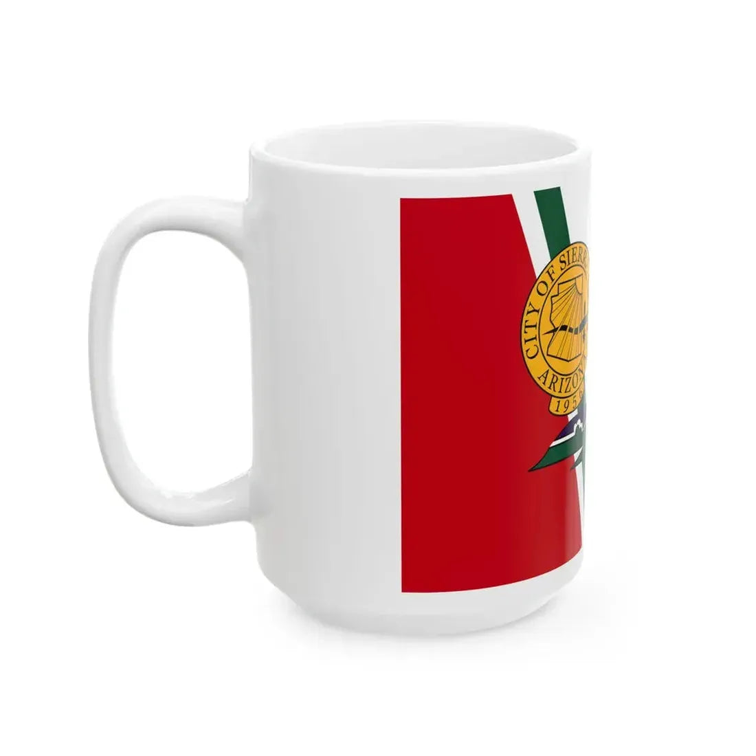 Flag of Sierra Vista Arizona (United States) White Coffee Mug - Go Mug Yourself