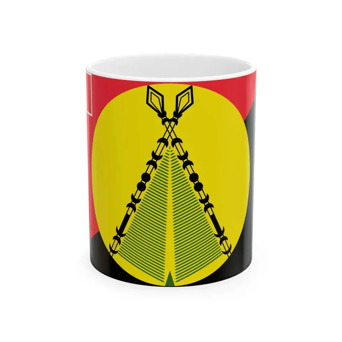 Flag of Sigave 1976-2020 (France) White Coffee Mug 11oz - Go Mug Yourself