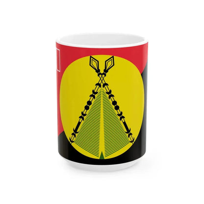 Flag of Sigave 1976-2020 (France) White Coffee Mug 15oz - Go Mug Yourself