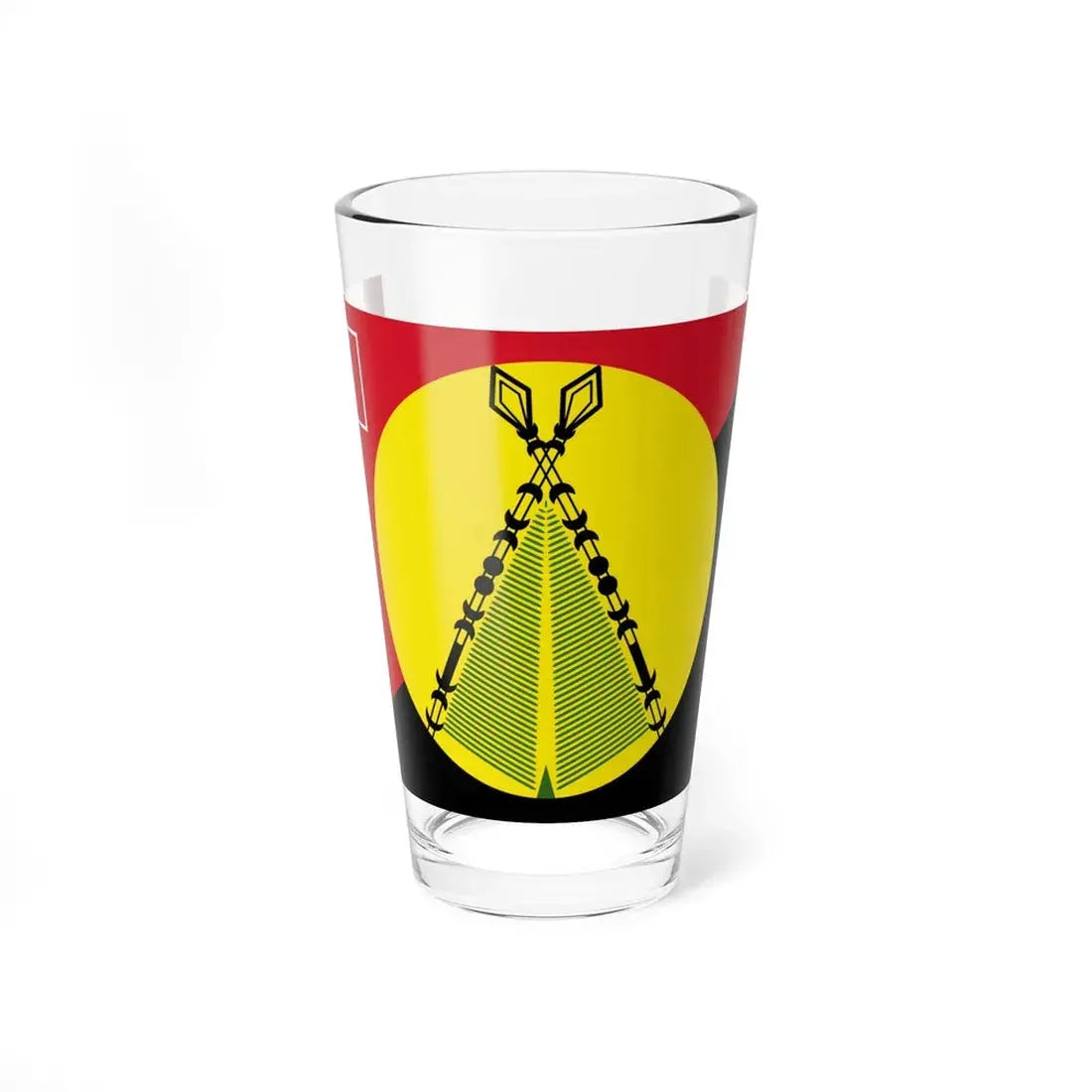 Flag of Sigave (France) Pint Glass 16oz 16oz - Go Mug Yourself