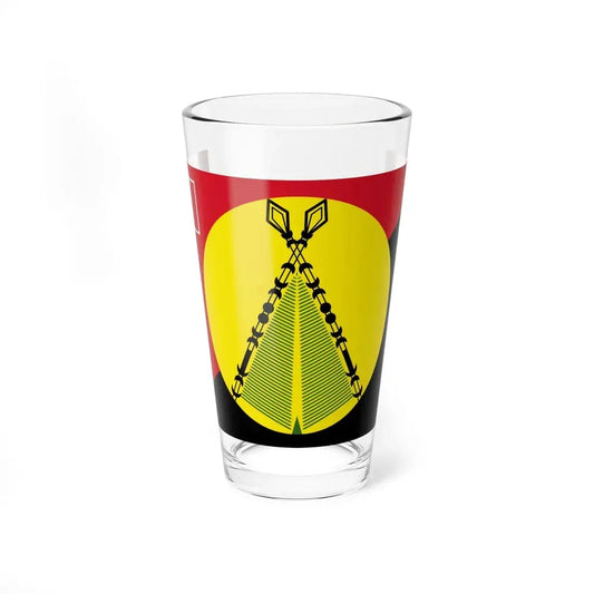 Flag of Sigave (France) Pint Glass 16oz 16oz - Go Mug Yourself