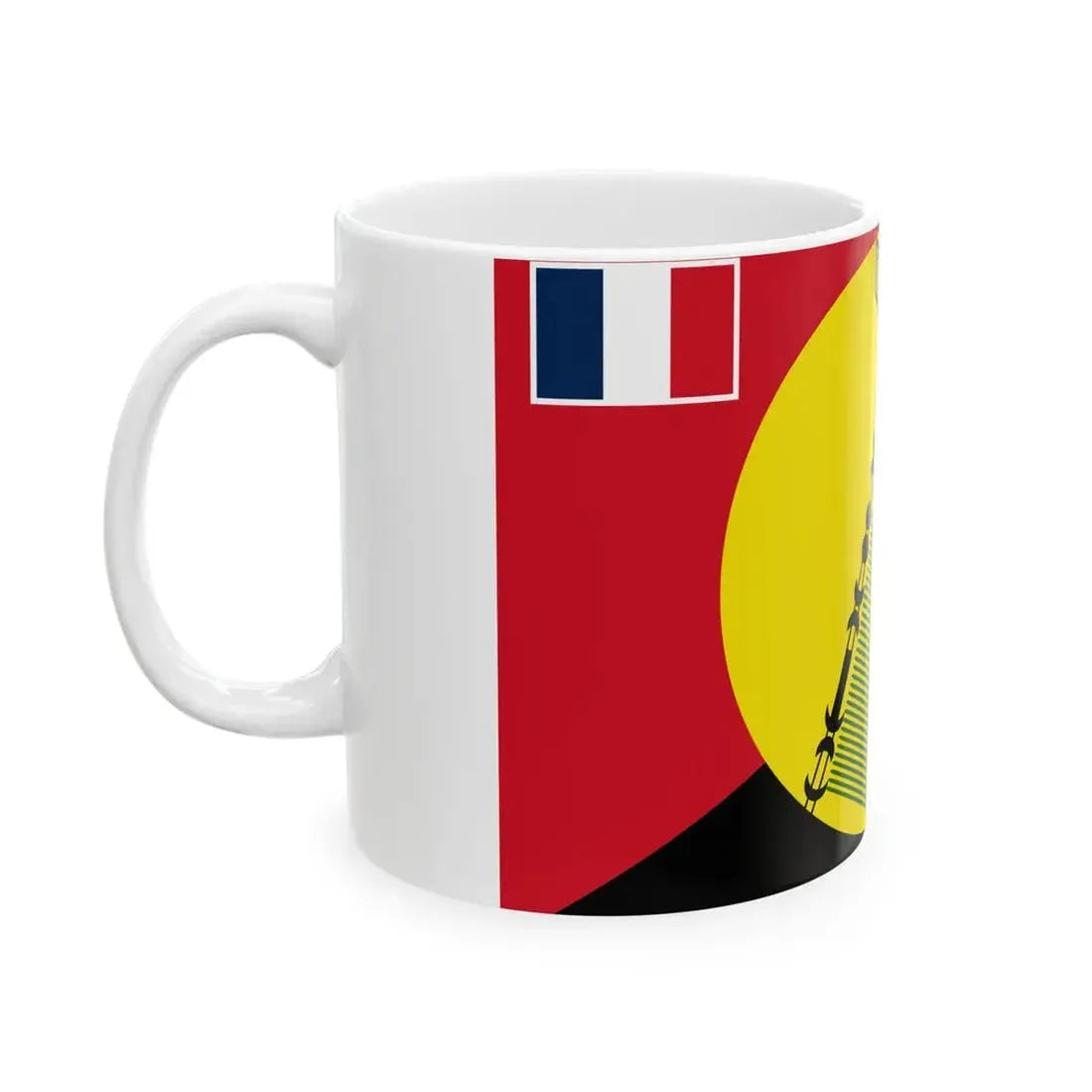 Flag of Sigave (France) White Coffee Mug - Go Mug Yourself