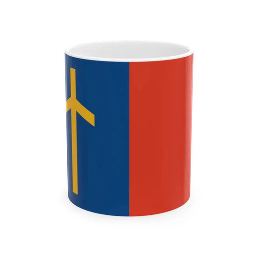 Flag of Sighnaghi Municipality (Georgia) White Coffee Mug 11oz - Go Mug Yourself