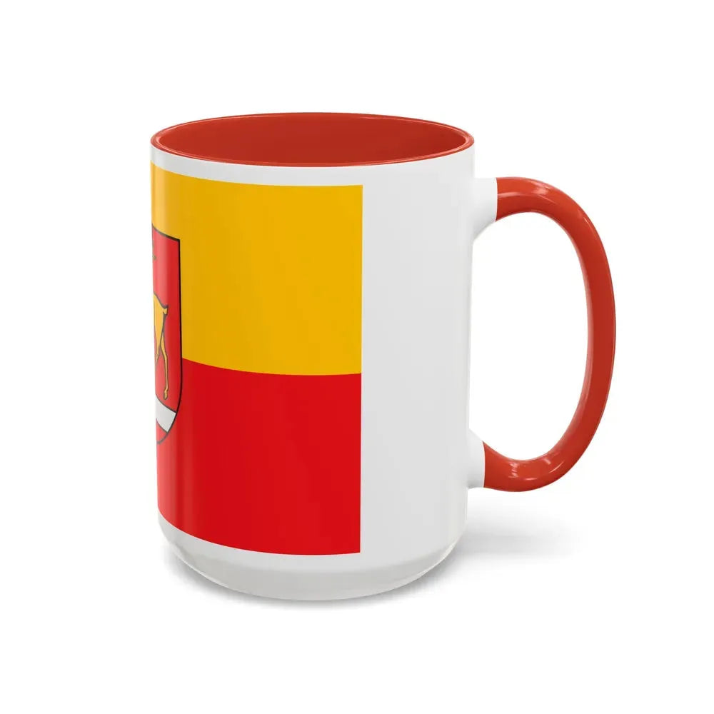 Flag of Sigmaringen Germany - Accent Coffee Mug - Go Mug Yourself