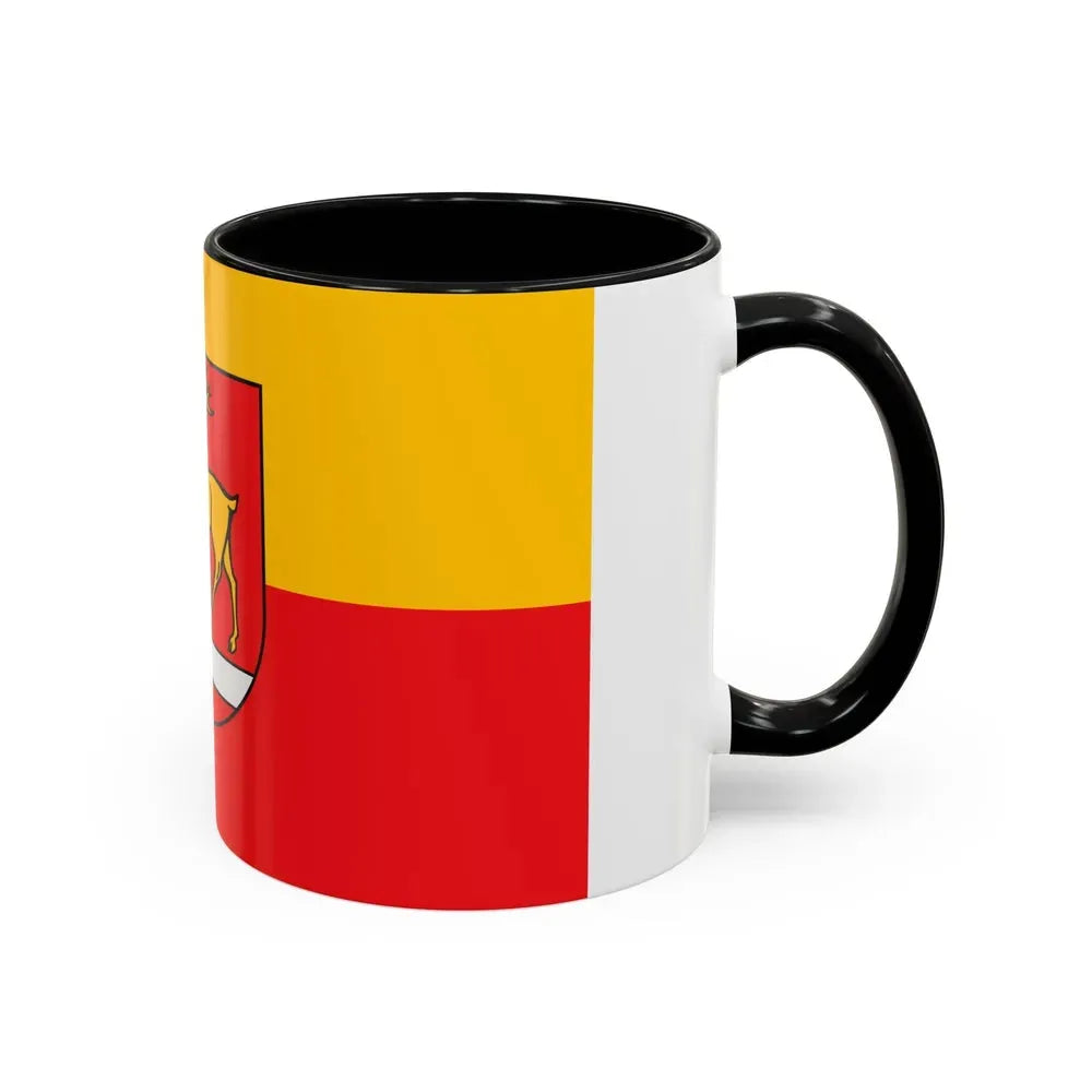 Flag of Sigmaringen Germany - Accent Coffee Mug - Go Mug Yourself