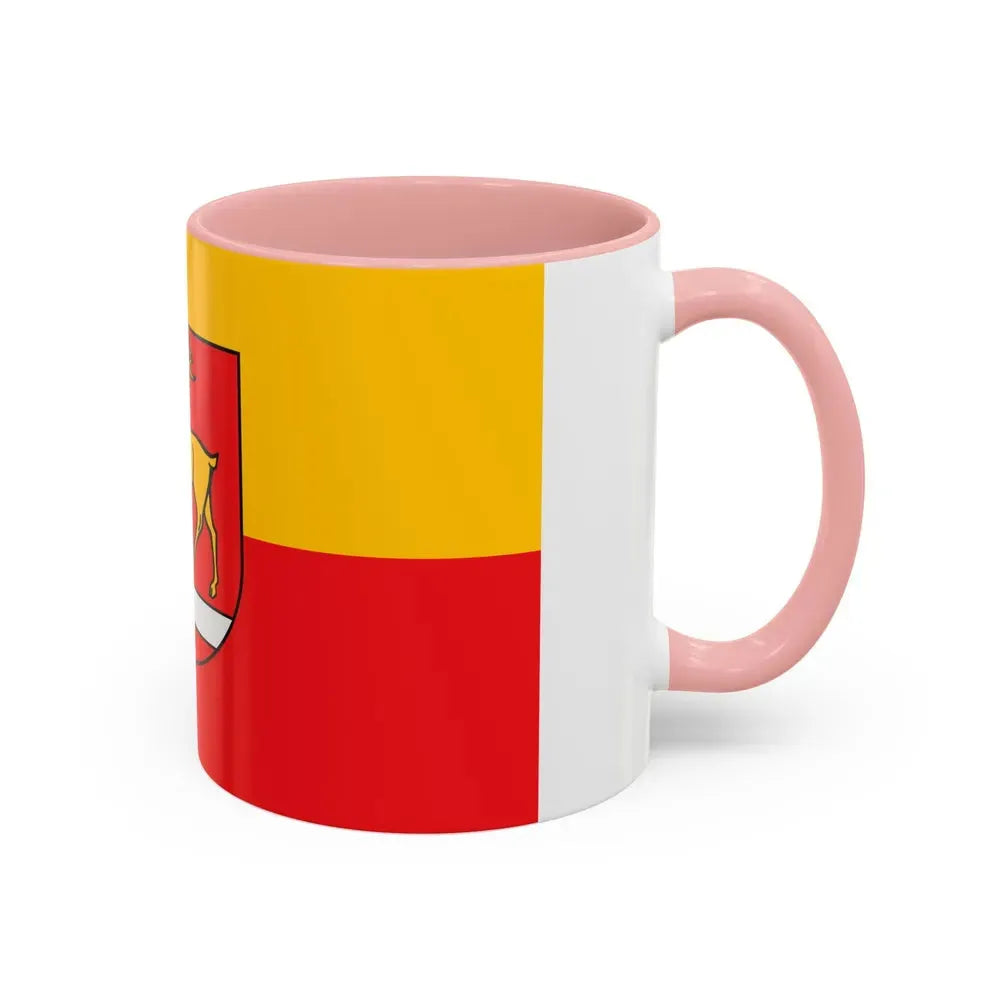 Flag of Sigmaringen Germany - Accent Coffee Mug - Go Mug Yourself