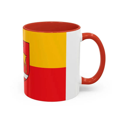 Flag of Sigmaringen Germany - Accent Coffee Mug - Go Mug Yourself