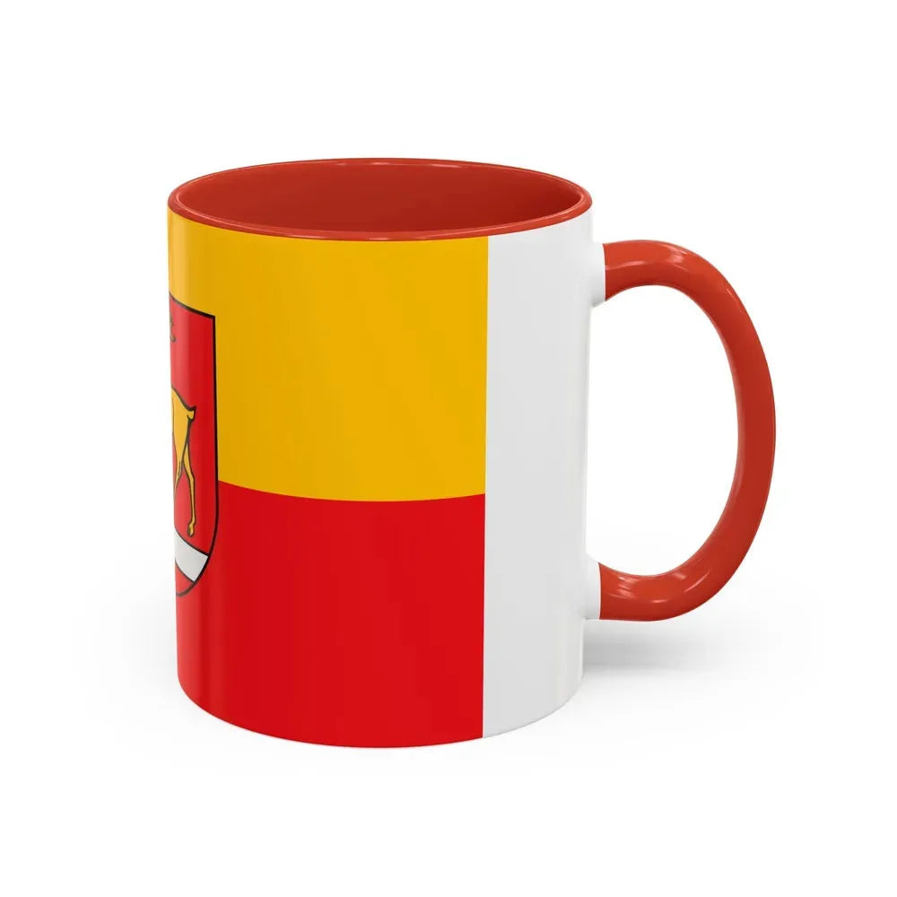 Flag of Sigmaringen Germany - Accent Coffee Mug - Go Mug Yourself
