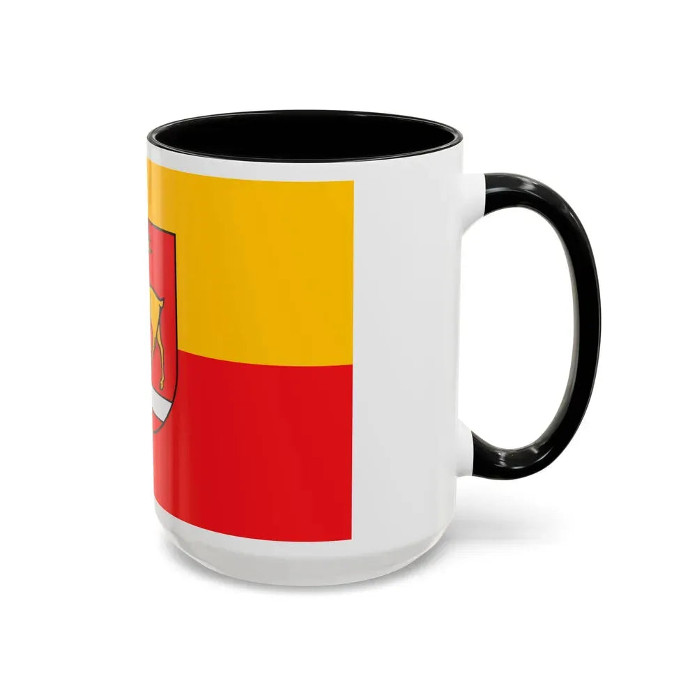 Flag of Sigmaringen Germany - Accent Coffee Mug - Go Mug Yourself