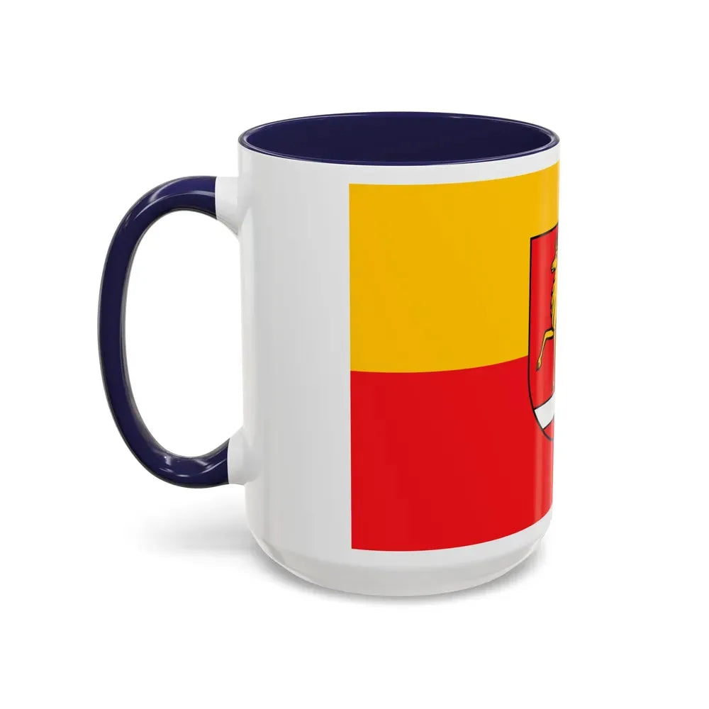 Flag of Sigmaringen Germany - Accent Coffee Mug - Go Mug Yourself