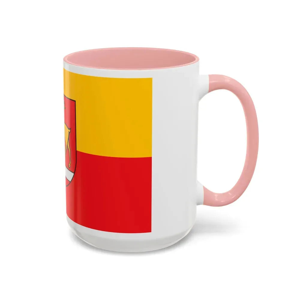 Flag of Sigmaringen Germany - Accent Coffee Mug - Go Mug Yourself