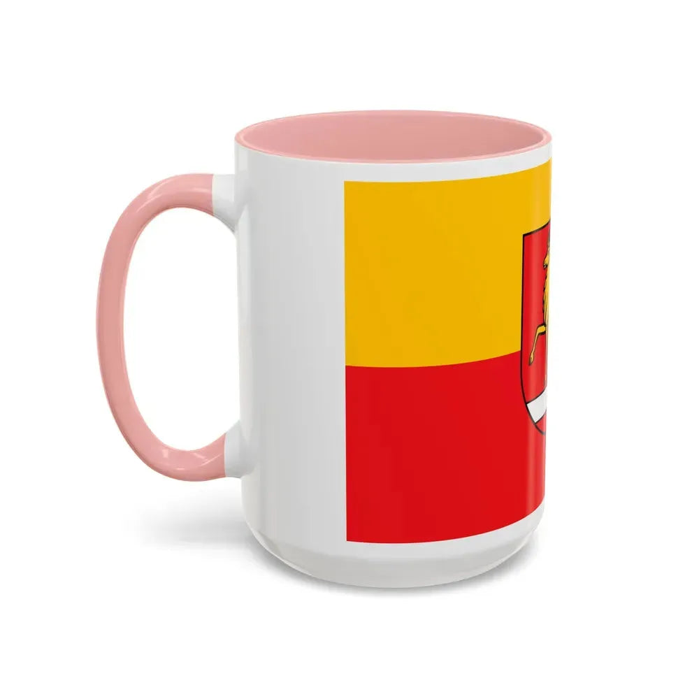 Flag of Sigmaringen Germany - Accent Coffee Mug - Go Mug Yourself