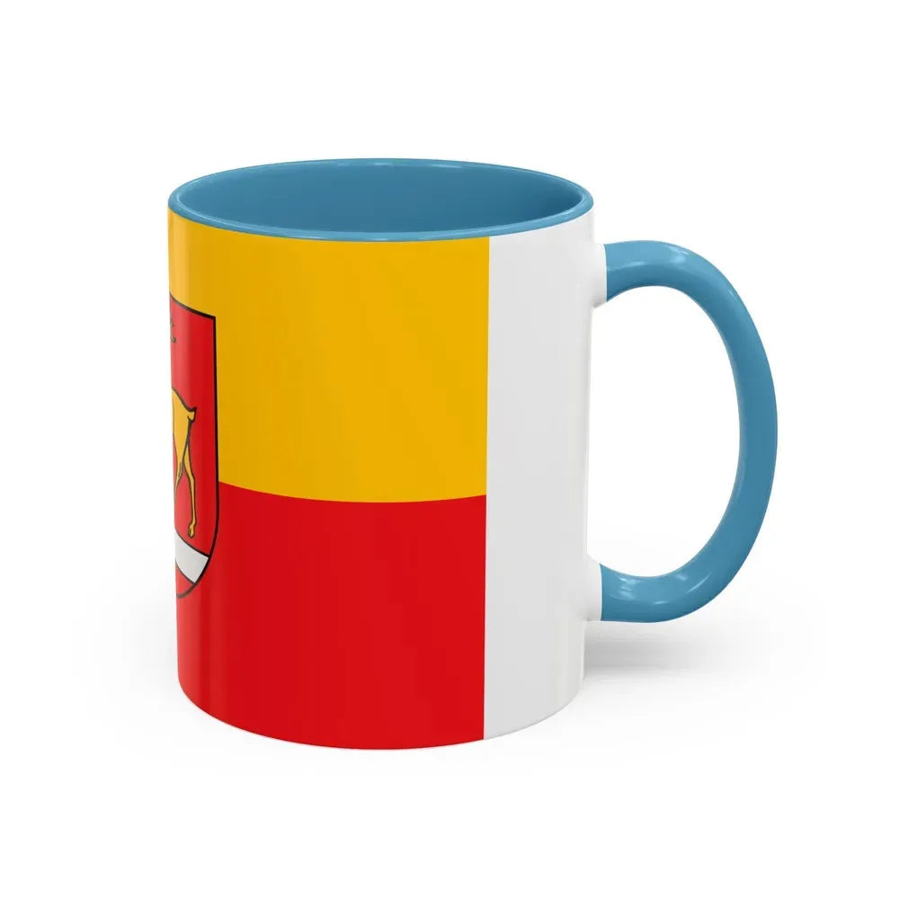 Flag of Sigmaringen Germany - Accent Coffee Mug - Go Mug Yourself