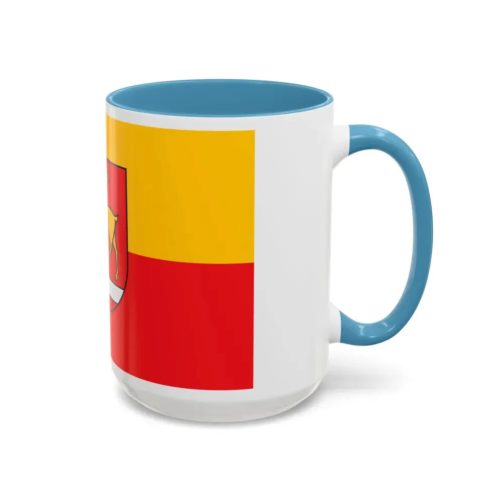 Flag of Sigmaringen Germany - Accent Coffee Mug - Go Mug Yourself